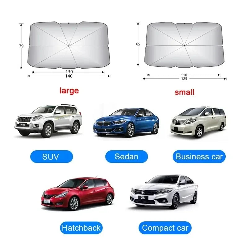 Foldable Car Sunshade Umbrella – Keep Your Car Cool