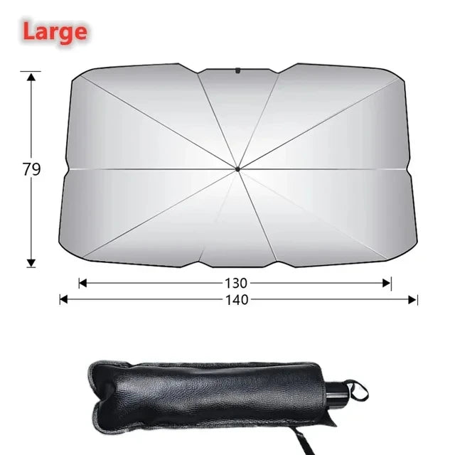 Foldable Car Sunshade Umbrella – Keep Your Car Cool