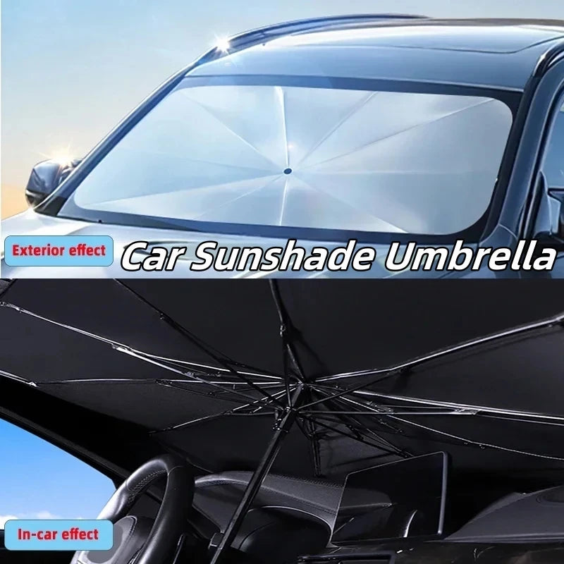 Foldable Car Sunshade Umbrella – Keep Your Car Cool